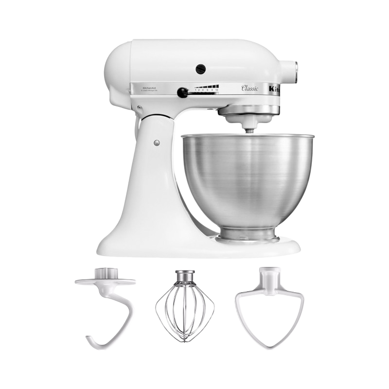 KitchenAid Classic 5K45SSE Køkkenmaskine 4.3liter 275W Hvid